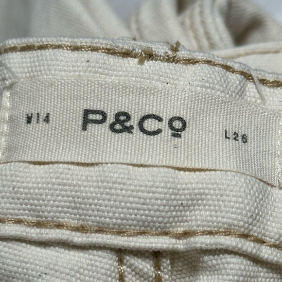 P&Co ALBION CARPENTER PANT - in Ecru Size UK14/US10 - Picture 12 of 16